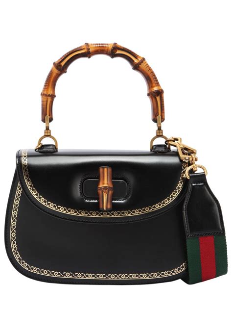 bamboo handle gucci bag